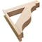 Ekena Millwork 8-in W x 40-in D x 40-in H Funston Block Rough Cedar Woodgrain TimberThane Outlooker, Primed Tan OUTUR080X40X40FST44RCPR - alternate 5